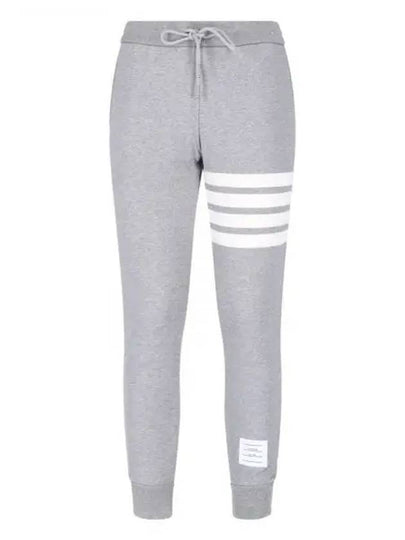 Women's Engineer 4 Bar Cotton Loopback Knit Track Pants Grey - THOM BROWNE - BALAAN 2