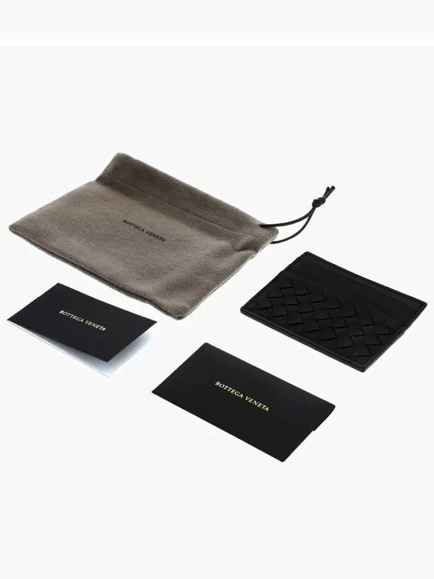 Intrecciato Card Wallet Black - BOTTEGA VENETA - BALAAN 4