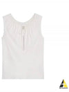 Drawstring Sleeveless Ivory - HELMUT LANG - BALAAN 2