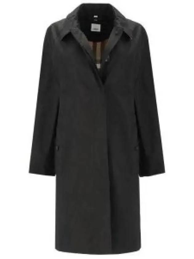 Gabardine Trench Coat Black - BURBERRY - BALAAN 1