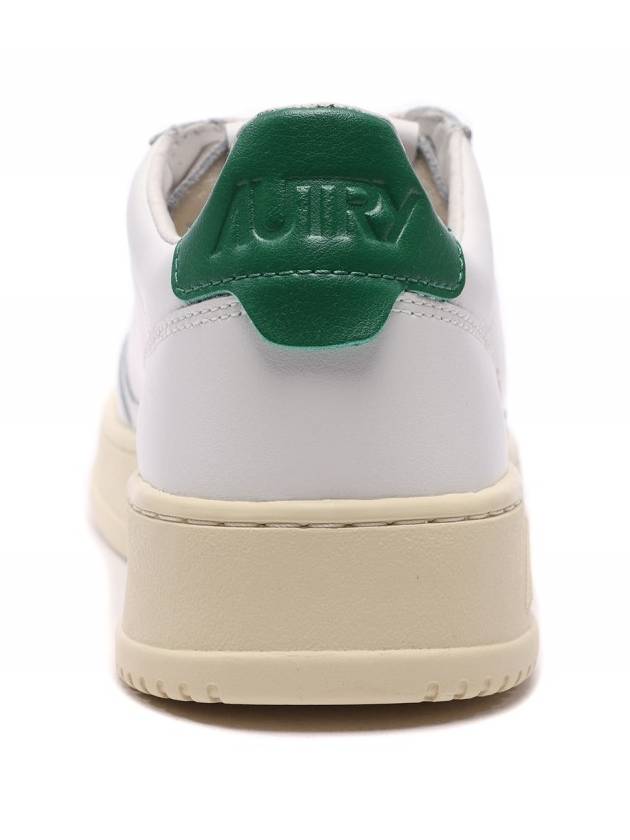 Medalist Green Tab Leather Low Top Sneakers White - AUTRY - BALAAN 5