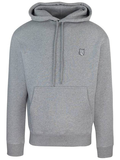 Bold Fox Head Patch Comfort Hoodie Grey - MAISON KITSUNE - BALAAN 2