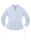 FLOWER STRING SH BL flower string shirt blue - TIBAEG - BALAAN 1