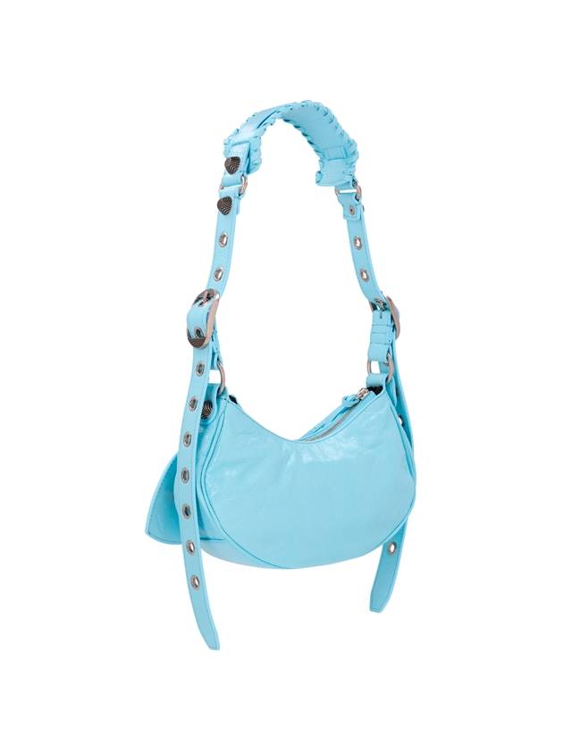 Le Cagole XS Lambskin Shoulder Bag Light Blue - BALENCIAGA - BALAAN 3