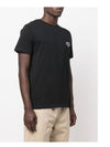 APC Raymond Logo Men s Short Sleeve T Shirt Dark Navy COEZC H26840 - A.P.C. - BALAAN 4