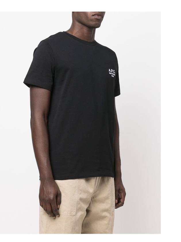 Raymond Short Sleeve T-shirt Navy - A.P.C. - BALAAN 5