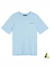 Dale Seasonal Print Short Sleeve T-Shirt Light Blue - J.LINDEBERG - BALAAN 2