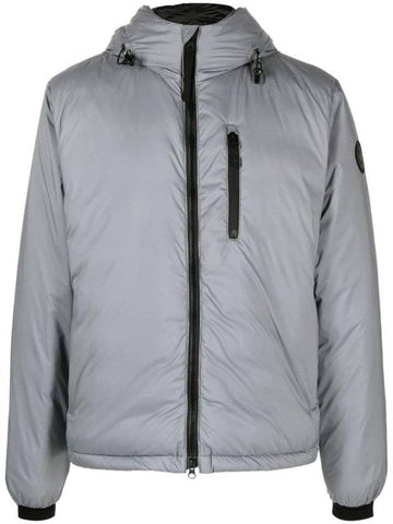 Lodge Hooded Down Jacket Grey - CANADA GOOSE - BALAAN 1