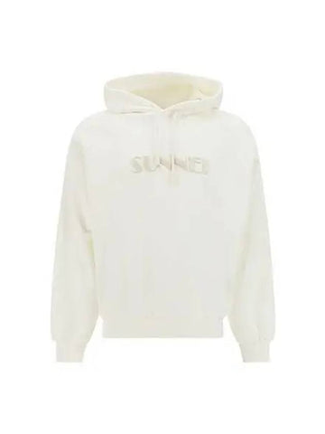 Logo embroidery hoodie ivory CRTWXJER043 JER010 - SUNNEI - BALAAN 1