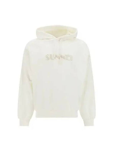 Logo embroidery hoodie ivory CRTWXJER043 JER010 - SUNNEI - BALAAN 1