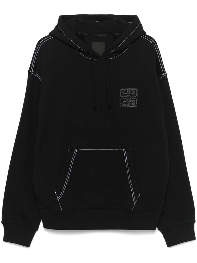 4G Fleece Hood Black - GIVENCHY - BALAAN 2