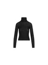 Ribbed Knit Turtleneck Black - SAINT LAURENT - BALAAN 2