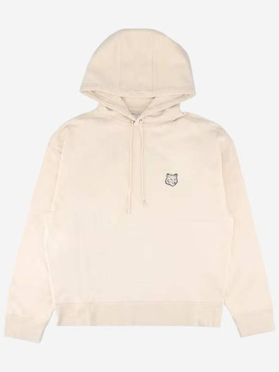 Bold Fox Head Patch Oversize Hoodie Beige - MAISON KITSUNE - BALAAN 2