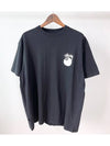 Pigment 8 Ball Logo Cotton Short Sleeve T Shirt Black - STUSSY - BALAAN 2