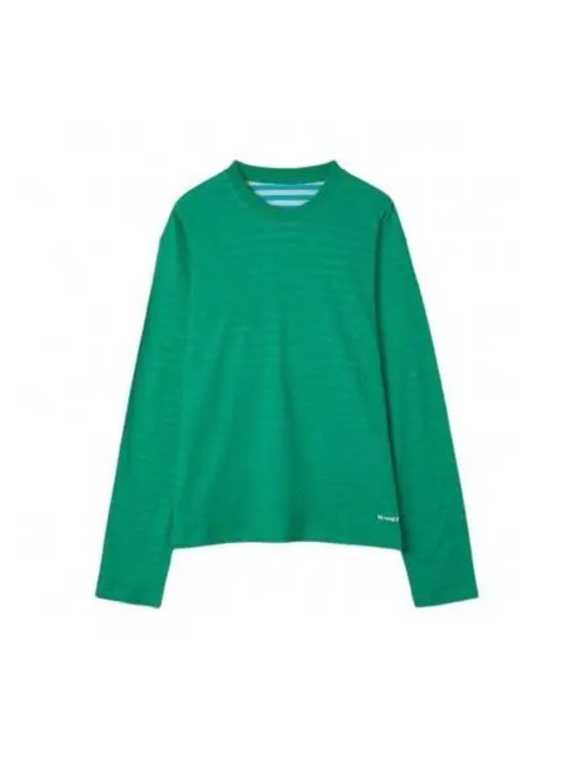 Reversible Stripe Long Sleeve T-Shirt Green - SUNNEI - BALAAN 2