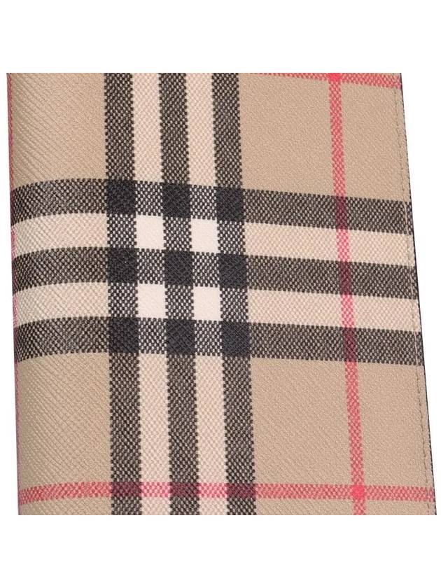 Vintage Check Long Wallet Beige - BURBERRY - BALAAN 3