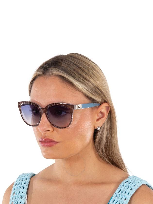 Guess Blue Gradient Oval Ladies Sunglasses GU7850 92W 56 - GUESS - BALAAN 2