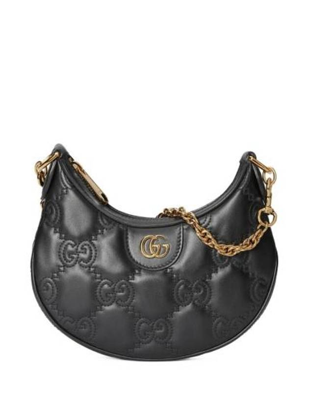 GG Matelasse Leather Mini Shoulder Bag Black - GUCCI - BALAAN 2