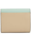 Saffiano Tri-Fold Half Wallet Blue - MARNI - BALAAN 3