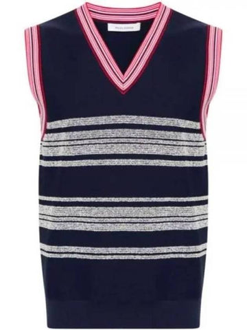 Wales Bonner Knit Vest MS24KN10 PL010 530 Free - WALES BONNER - BALAAN 1