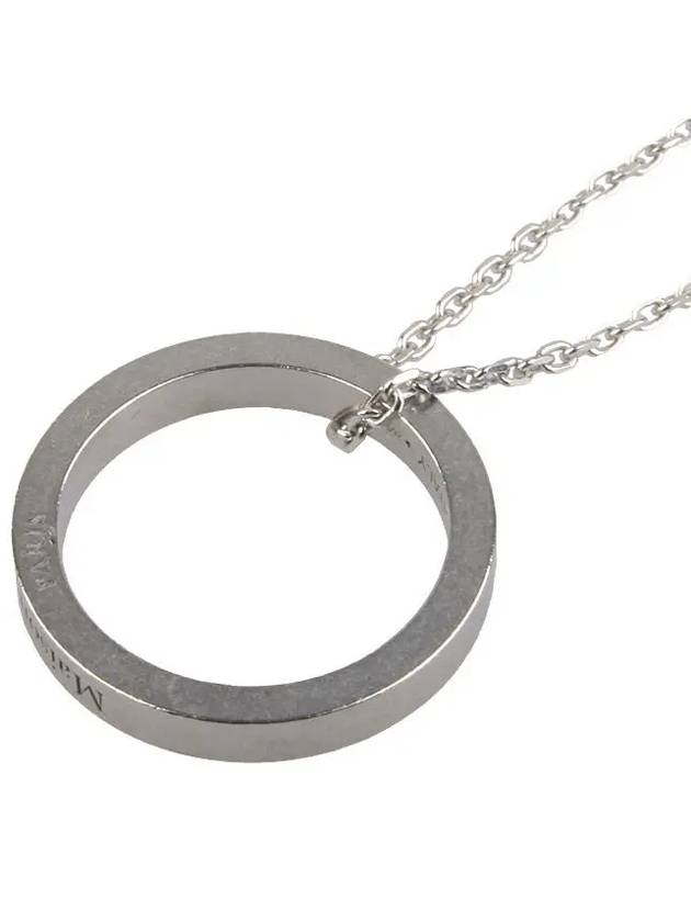 Ring Pendant Necklace Silver - MAISON MARGIELA - BALAAN 5