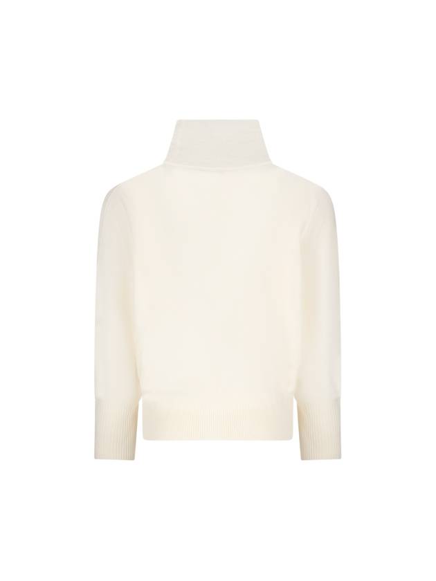 Women's Talea Virgin Wool Turtleneck White - MAX MARA - BALAAN 3