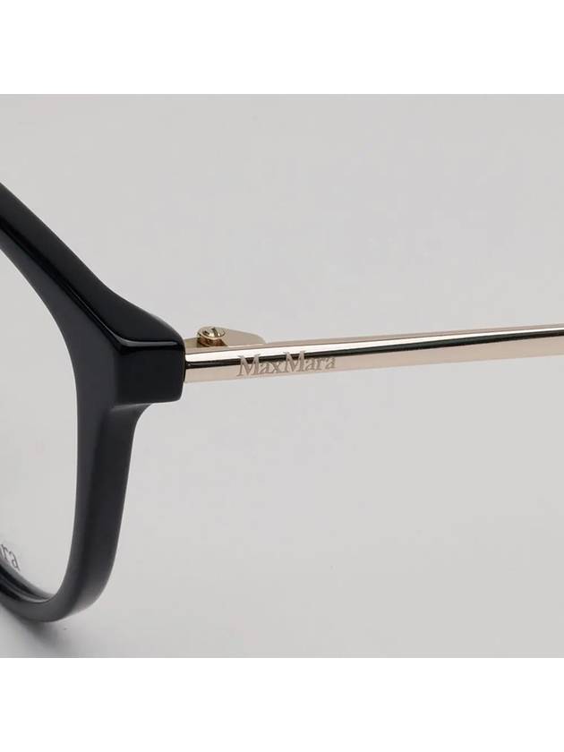 Glasses frame MM5027F 001 round horn rim Asian fit - MAX MARA - BALAAN 5