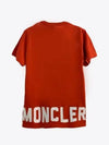 8C77810 V8161 349 Orange Women's Short Sleeve - MONCLER - BALAAN 1