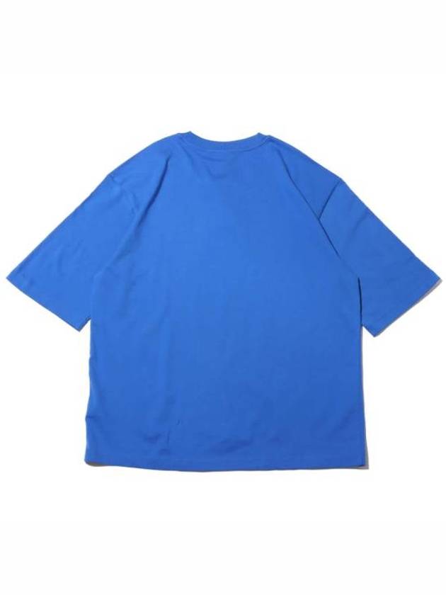 Oversized Short-Sleeved T-Shirt Blue - ADIDAS - BALAAN 3