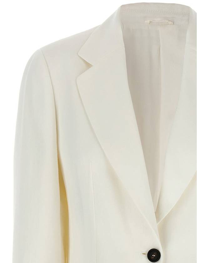 Brunello Cucinelli Single-Breasted Blazer - BRUNELLO CUCINELLI - BALAAN 3