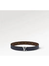 LV Line 40MM Reversible Monogram Canvas Leather Belt Brown - LOUIS VUITTON - BALAAN 7