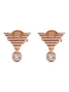 EG3582221 Stud Silver Women Earrings - EMPORIO ARMANI - BALAAN 3
