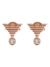 Stud Earrings Rose Gold - EMPORIO ARMANI - BALAAN 3