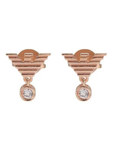 Stud Earrings Rose Gold - EMPORIO ARMANI - BALAAN 1