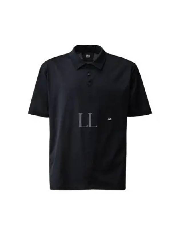 Jersey No Gravity Polo Polo Shirt Black - CP COMPANY - BALAAN 2