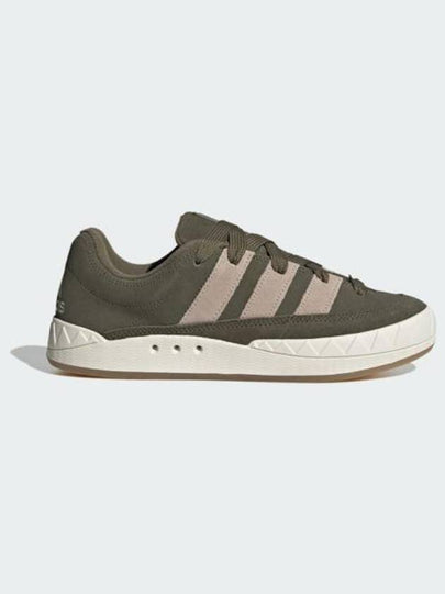 Adimatic Suede Low Top Sneakers Olive Strata - ADIDAS - BALAAN 2