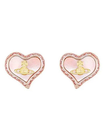 Petra Stud Earrings Rose Pink - VIVIENNE WESTWOOD - BALAAN 1