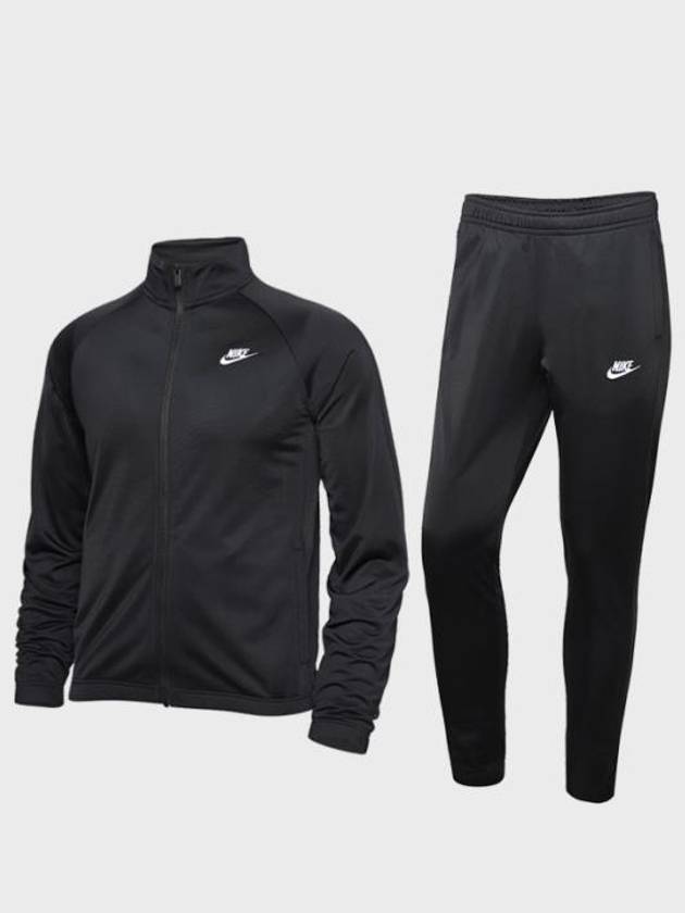 Club Men's Polyester Fabric Training Track Suit Black - NIKE - BALAAN 2