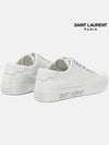 Men's Malibu Low Top Sneakers White - SAINT LAURENT - BALAAN 4