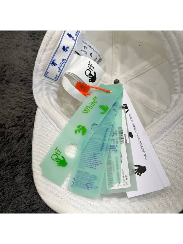 arrow base ball cap white - OFF WHITE - BALAAN 8