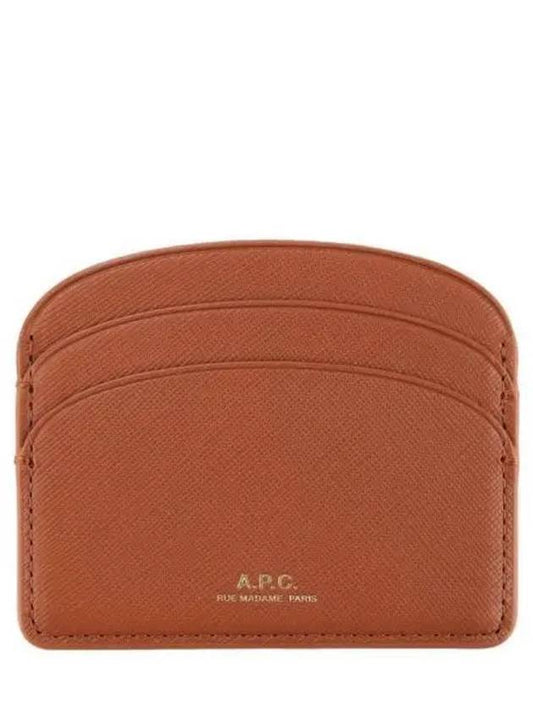 Demi Lune Card Wallet Brown - A.P.C. - BALAAN 2