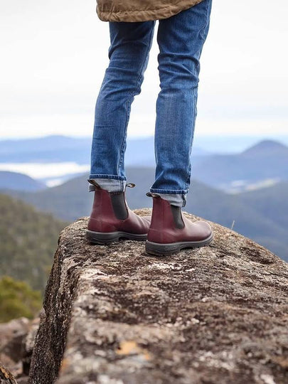 CLASSIC 2130 Chelsea boots_burgundy - BLUNDSTONE - BALAAN 2