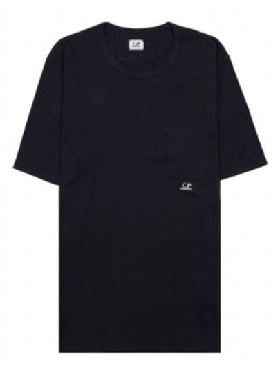 No Gravity Jersey Henley Short Sleeve T-Shirt Black - CP COMPANY - BALAAN 2