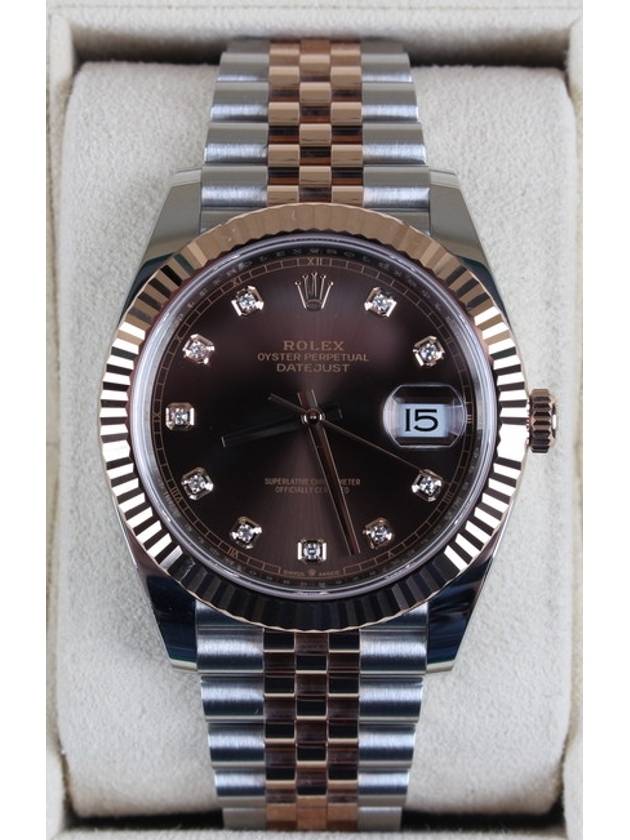 Rolex Dayjust 41mm chocolate plate 10p 20 years - ROLEX - BALAAN 3