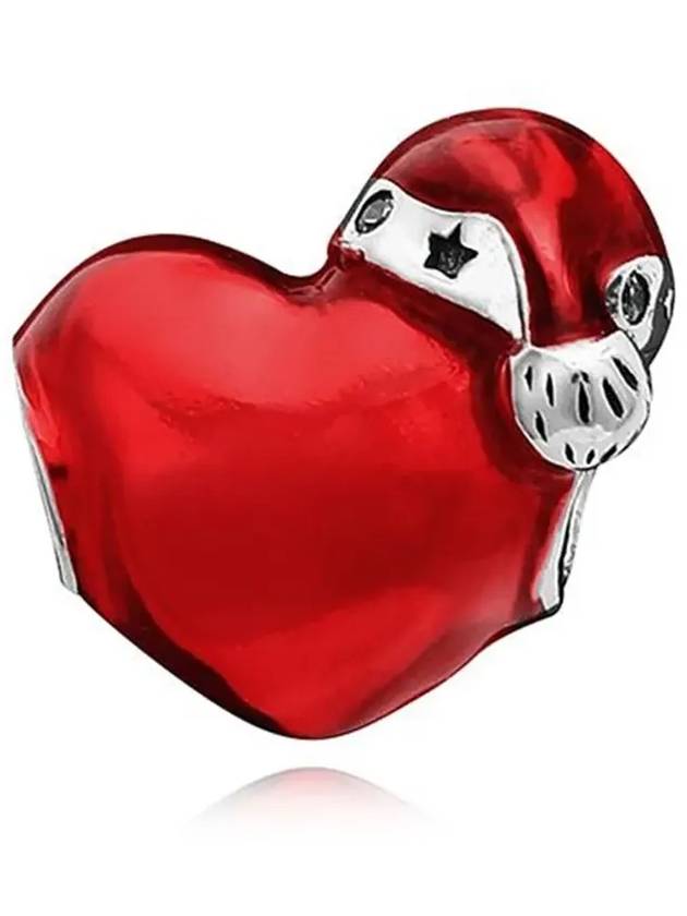 Christmas Heart Metallic Bracelet Charm Red - PANDORA - BALAAN 4