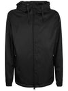 EKD Print Hooded Jacket Black - BURBERRY - BALAAN 4