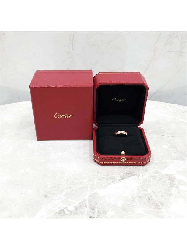 Lux You Diamond 1P Love Band Ring No 49 18K Rose Gold - CARTIER - BALAAN 6