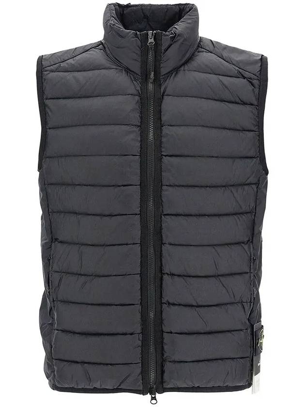 Loom Woven Chambers Recycled Nylon Down TC Vest Black - STONE ISLAND - BALAAN 2