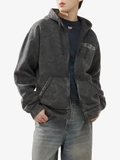 S Ors Zip-Up Hoodie Black - DIESEL - BALAAN 2