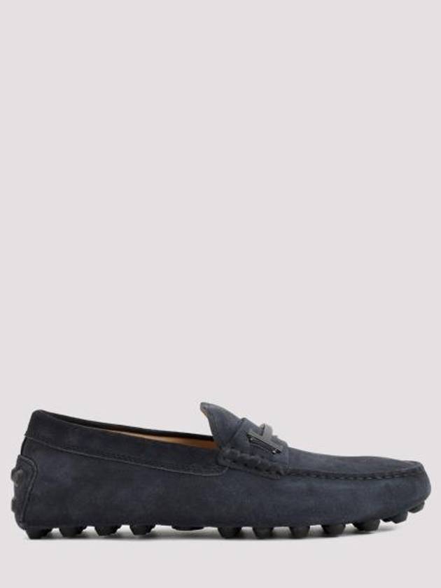 Gomino Double T Suede Driving Shoes Navy - TOD'S - BALAAN 2